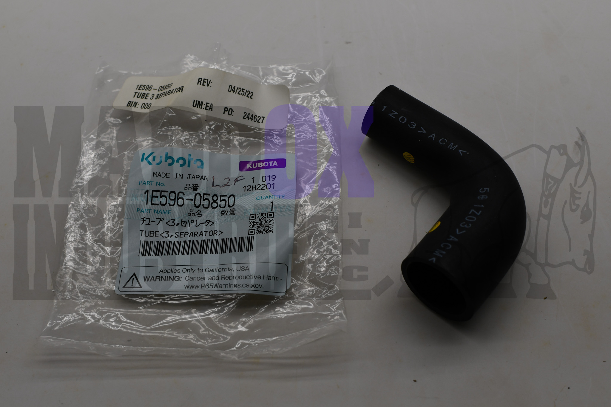 Kubota 1E596-05850 Tube